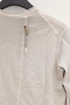 BORIS BIDJAN SABERI Long Sleeve T-Shirt LS1.2 RF F035+FTJ 00001 Faded Light Grey